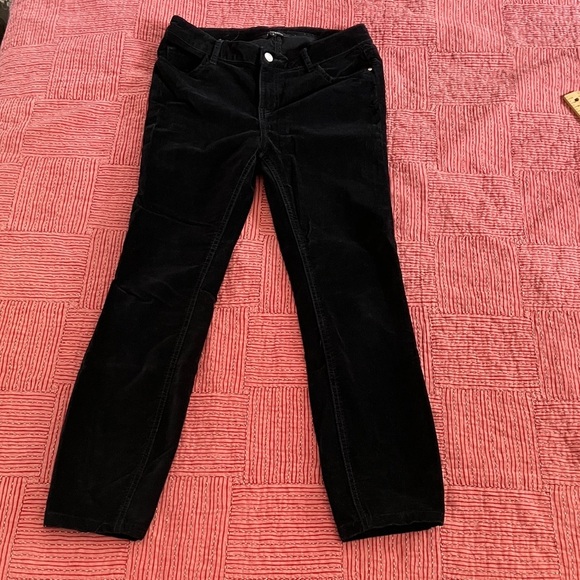 Women’s size 4 black soft velour pants - Picture 1 of 14